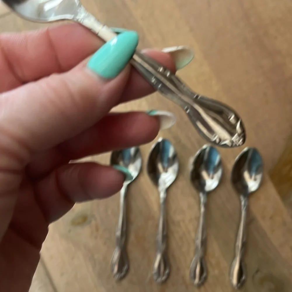 Capco Demitasse Spoons Set of 5 Replacements Korea Stainless Steel